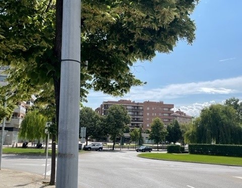 Punt de mostreig en zona urbana